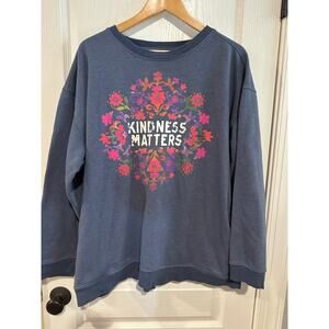 Natural life xxl women’s sweatshirt Kindness Matters with Pockets!